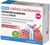 nova argentia Nova Calcio Carbonato 0,5g Integratore Ossa E Denti 60 Compresse