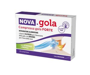 Nova Argentia Nova Gola - Compressa Gola Forte Integratore, 20 Compresse