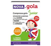 Nova Argentia Nova Gola Junior Arancia 20 Compresse Integratore Alimentare
