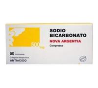 Nova Argentia - Sodio Bicarbonato 500 mg - Contrasta L'Acidità Di Stomaco 50 Compresse