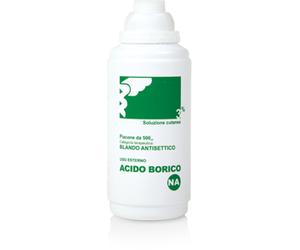 nova argentia spa Acido Borico Soluzione Cutanea 3% 500ml