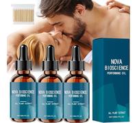 Nova Bioscience Performance Oil for Men, Revitahepa Male Growth Nutrition Drops, gocce complesse da uomo, Nova Bioscience Complex gocce da uomo (3 pezzi)
