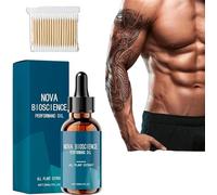Nova Bioscience Performance Oil per uomo, Revitahepa Male Growth Nutrition Drops,Nova Bioscience Complex Men's Drops (1 pezzi)