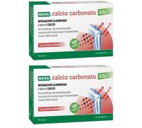 Nova Calcio Carbonato 0,5 G 100 Capsule 2x62,83 g Capsule