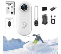 Nova Caplens - POV Camera, 2025 New Treklons 4s Body Camera, 4k Pocket Action Cam, Thumb Action Cameras, 170° Wide Angle, Wearable Video Recording, for Various Outdoor Sports (64 G WHite,1080p)