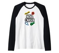 Nova Chaser Astronomy Telescope Stargazing Gear Maglia con Maniche Raglan
