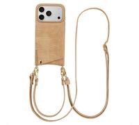 SELENCIA Nova Croco COVER per Apple iPhone 17 Pro Max, iPhone 18 Pro Max, Marrone
