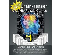 Nova Dawn Creat 225 Brain-Teaser Activity Puzzle Games for Senior Ad (Tascabile)