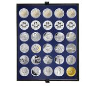 NOVA Deluxe Combi Moneta A Cassetta Safe 287 Vuoto & 30 Modelli Tableaux Blu