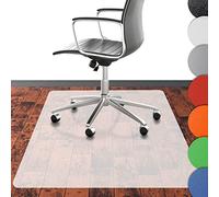NOVA FORMA Tappeto salvapavimento MILKY - Tappeto Protettivo Sottosedia 100% PP - Protezione Parquet e Pavimenti Duri - 90x120 cm, bianco latteo