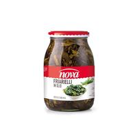 Nova Friarielli in Olio, Cime di Rapa 65%, Vaso Vetro, Senza Glutine