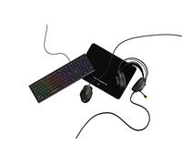 Pacchetto gaming 4 in 1 RGB - MOBILITÃ - Aquila - Tastiera + Cuffie + Mouse + Tappetino