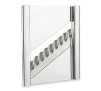 NOVA Gigant - Inserto per waffle e onde per affettatrice per verdure a 4 livelli, in acciaio inox, colore: Argento