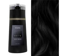 Nova Hair Dye Shampoo - Hair Color Shampoo for Gray Hair Instant Hair Dye Shampoo Hair Coloring in Minutes Natural and Long lasting colour Hair Dye Shampoo for Men & Women (Black)