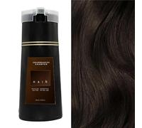 Nova Hair Dye Shampoo - Hair Color Shampoo for Gray Hair Instant Hair Dye Shampoo Hair Coloring in Minutes Natural and Long lasting colour Hair Dye Shampoo for Men & Women (Dark Brown)