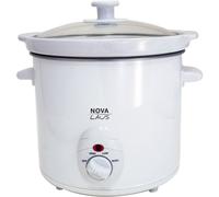 Nova Laus Pentola a cottura lenta Pentola a cottura lenta 3L Acciaio inossidabile