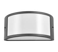 Applique da parete Giotto Grigio scuro IP54 1 x E27 Novaline