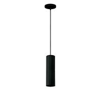 NOVA Line Lampadario a sospensione da Soffitto Moderno Pendel Cilindro in Alluminio per Lampadine GU10 (Nero)