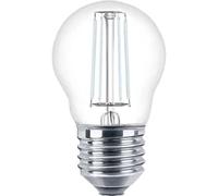 Lampadina Led a Filamento E27 G45 a sfera 4W Blu Novaline