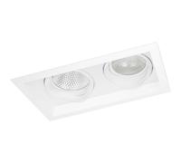 Nova Line Struttura ad incasso - 2 fari - orientabili/basculanti - 33,9x18,6 cm Struttura ad incasso - 2 fari - orientabili/basculanti - 33,9x18,6 cm