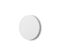 Applique Led da parete in gesso 6W rotonda Bianco caldo 3000K Novaline