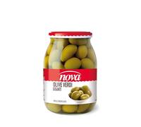 Nova Olive Verdi Giganti, Olive Verdi Intere in Vetro, 1700 ml