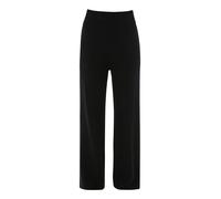 nova Pantaloni donna in maglia a vita alta - nero