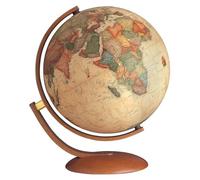Nova Rico 0337OPANITLLL0V4 - Globo Mappamondo Luminoso Stile Antico Optimus, 37 cm