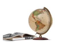 Tecnodidattica TCD00228 Nova Rico - Mappamondo 30 cm Luminoso Stile Antico Antiq