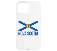 NOVA SCOTIA BANDIERA CANADA NUOVA SCOZIA SALTIRE Custodia per iPhone 15