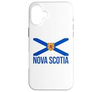 NOVA SCOTIA BANDIERA CANADA NUOVA SCOZIA SALTIRE Custodia per iPhone 16 Plus