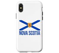 NOVA SCOTIA BANDIERA CANADA NUOVA SCOZIA SALTIRE Custodia per iPhone X/XS
