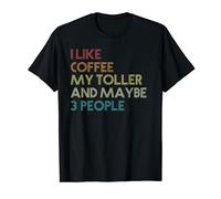 Nova Scotia Duck Tolling Retriever Cane Dog Caffè Vintage Maglietta