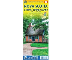 NOVA SCOTIA & PRINCE EDWARD ISLAND WATERPROOF: 1:380000