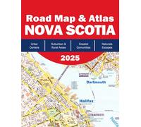 Nova Scotia Road Atlas - Nova Scotia Road Map - Map of Nova Scotia Canada - Nova Scotia Map Book