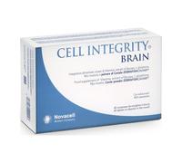 NOVACELL BIOTECH - Cell Integrity Brain con Bacopa, Vitamine A B1 B6 C D E, L-Glutatione, Mio-Inositolo e Caviale - Supporto Cognitivo, Nervoso e Immunitario - Senza Glutine e Lattosio - 40 Compresse