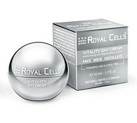 Royal Cells Vitality Day Cream | Crema Giorno | Viso, Collo e Décolleté | Con Acido Ialuronico e Polvere di Caviale | Rigenera, Protegge, Tonifica ed Idrata la Pelle | Made in Italy