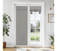 NOVACENTIX Tenda a pacchetto per porta e finestra, per privacy, oscurante, per terrazze e finestre in vetro, 76,2 x 177,8 cm (larghezza x lunghezza), 1 pannello, grigio argento