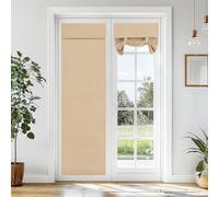 NOVACENTIX Tenda a pacchetto per porta e finestra, per privacy, oscurante, per terrazze e finestre in vetro, 66 x 203 cm (larghezza x lunghezza), 1 pannello, beige