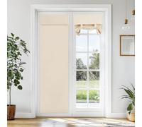 NOVACENTIX Tenda a pacchetto per porta e finestra, per privacy, oscurante, per terrazze e finestre in vetro, 76,2 x 177,8 cm (larghezza x lunghezza), 1 pannello, beige chiaro