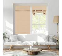 NOVACENTIX Tenda a pacchetto per porta e finestra, per privacy, oscurante, per terrazze e finestre in vetro, 76,2 x 101,6 cm (larghezza x lunghezza), 1 pannello, beige