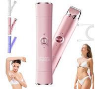 Novae Beauty Electric Shaver, Novae Beauty2-in-1 Bikini Trimmer for Women, Dual Head Cordless Electric Razor,Dual Heads Waterproof Rechargeable, for Pubic, Facial & Body Hair (pink)