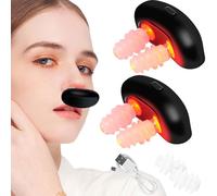 Novaflow Red Light Nasal, Cleriva Red Light Therapy Nose, NovaFlow Nose , Physiotherapy Nasal Soothing Device, Portable Rechargeable Therapy (2Pc)