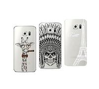 NOVAGO Confezione di 3 custodie per Samsung Galaxy S6 (Pack#16)