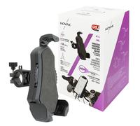 NOVAK Supporto Smartphone da Manubrio con Porta USB per Moto - Supporto Smartphone Auto