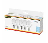 NOVALINE LAMPADE LED SFERETTA E14 6W 220-240V 4000K PENTAPACK BOX