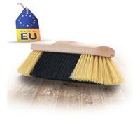 Novaliv Scopa fine scopa in plastica, setole morbide, scopa per armadio, scopa in legno, scopa ideale per laminato e parquet, setole artificiali in PP, senza manico