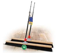 Novaliv Scopa grande da 100 cm con manico in setole sintetiche, ideale come scopa da officina con manico, scopa industriale, scopa per casa, scopa per capelli, scopa grande