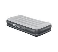 NOVALUXE - Materasso gonfiabile singolo (modello twin) con pompa incorporata, cuscino e presa USB