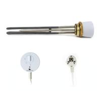 Novanetus GEBN 6/4" 3kW 3000W 230V Riscaldatore ad Immersione Resistenza a Cartuccia per Caldaia Bollitore per Accumulo Acqua Calda INOX e Smaltato con Termostato